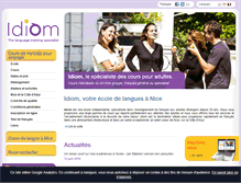 Tablet Screenshot of idiom.fr